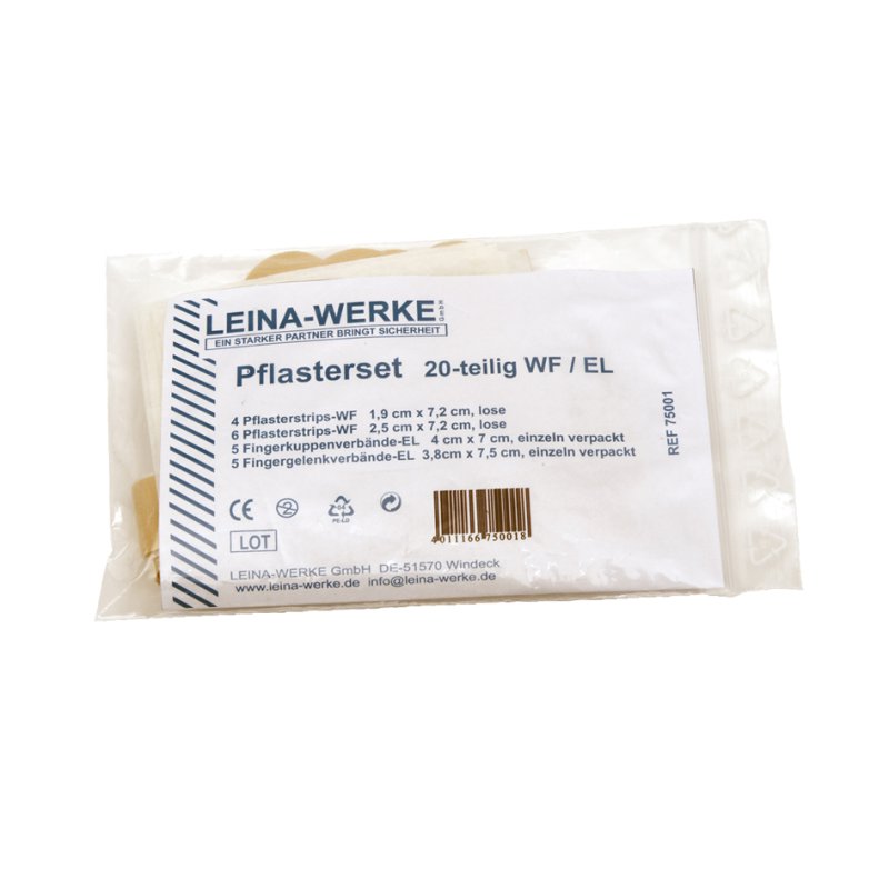 LEINA-WERKE kit de pansements, élastique, résistant à l'eau, 120 pièces